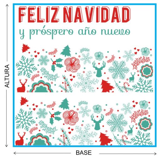 Iconos de navidad con frase "Feliz Navidad..." - Imagen 2