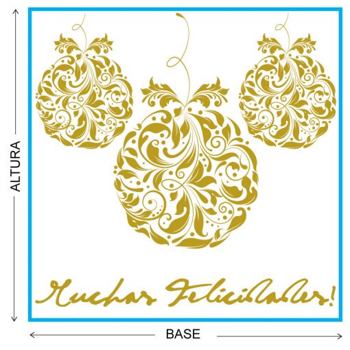 Guirnaldas florales con frase "Muchas Felicidades" - Imagen 2