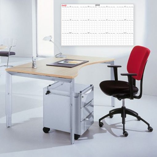 Planificador Calendario Anual / Pizarra Sticker Autoadhesivo removible - Laminado – Medida 140x80 cm - Imagen 3