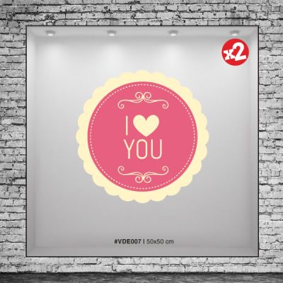 Ploteo en vinilo - I love You