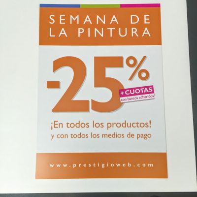 Calcomanias para descuentos en Vidrieras