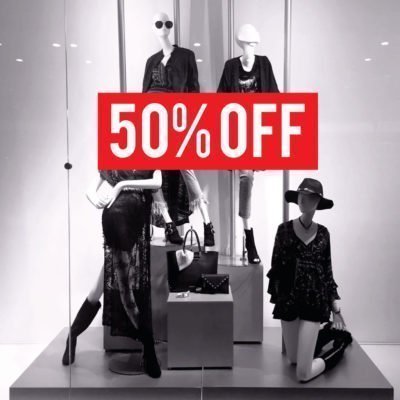 Calcomania para Vidriera - 50% Off