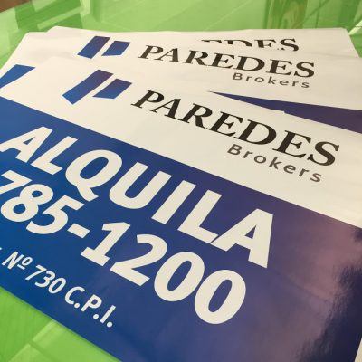 Calcos para carteles de inmobiliarias