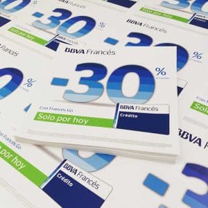 Calcomanias para promociones bancarias - BBVA