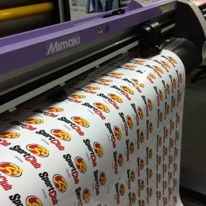 Calcos Stickers para gimnasios - Sportclub