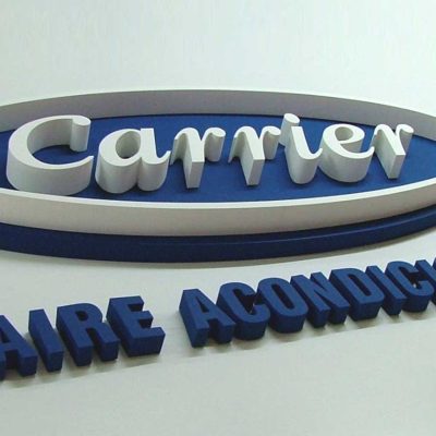Cartel Doble Relieve - Carrier