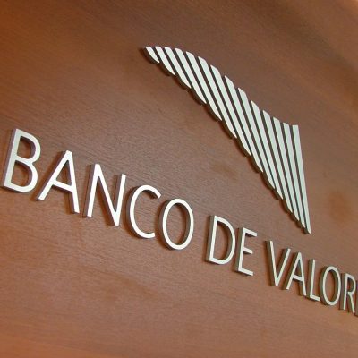 Banco de valores - Cartel Corpóreo para escritorios