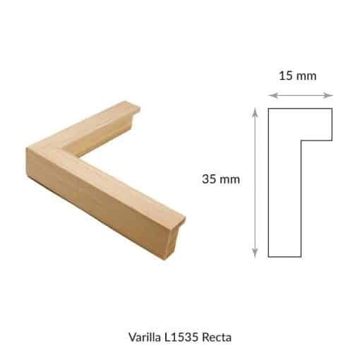 Detalle Varilla Recta Marupa 15x35 mm