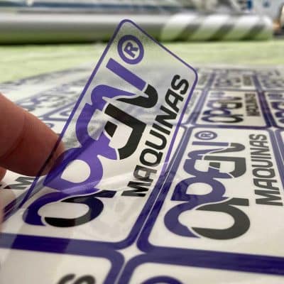 Etiquetas Transparentes Personalizadas Troqueladas