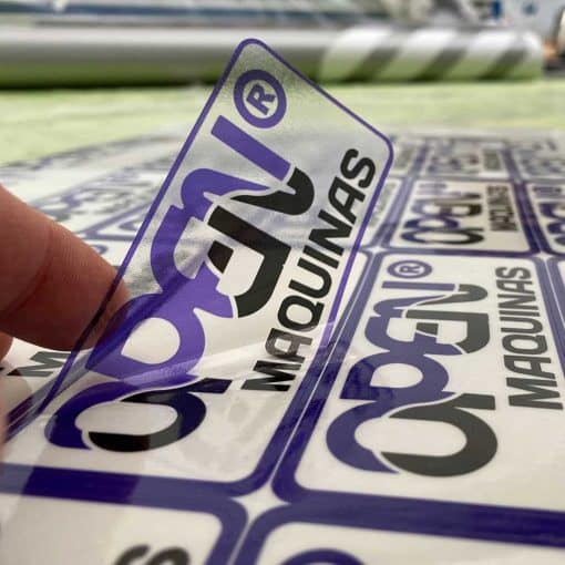 Etiquetas Transparentes Personalizadas Troqueladas