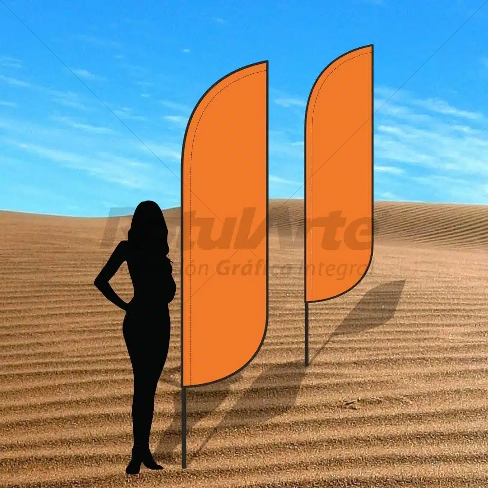 Fly Banner - Pluma - 250 x 55 cm