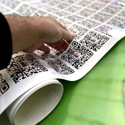 Impresión de etiquetas para código QR