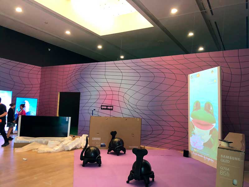 Impresión y montaje de mural en la exposición 'El futuro no es un sueño' en el Malba. Impresión y montaje de mural en la exposición 'El futuro no es un sueño' en el Malba.