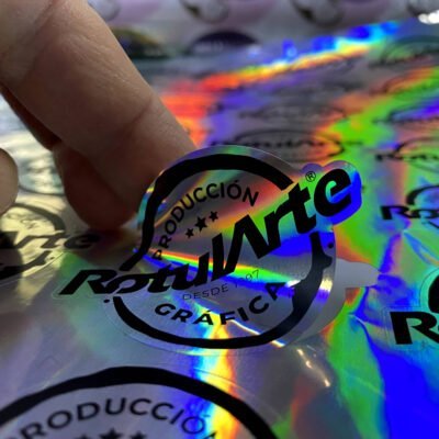 Impresión OPP Holográfico Autoadhesivo