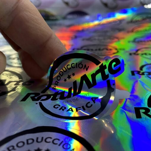 Impresión OPP Holográfico Autoadhesivo