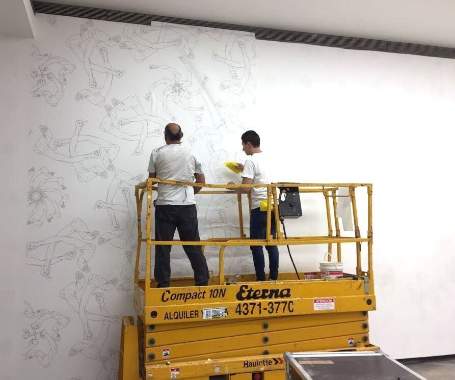 Instalacion en Fundacuion Proa - Fingers Ai Weiwei