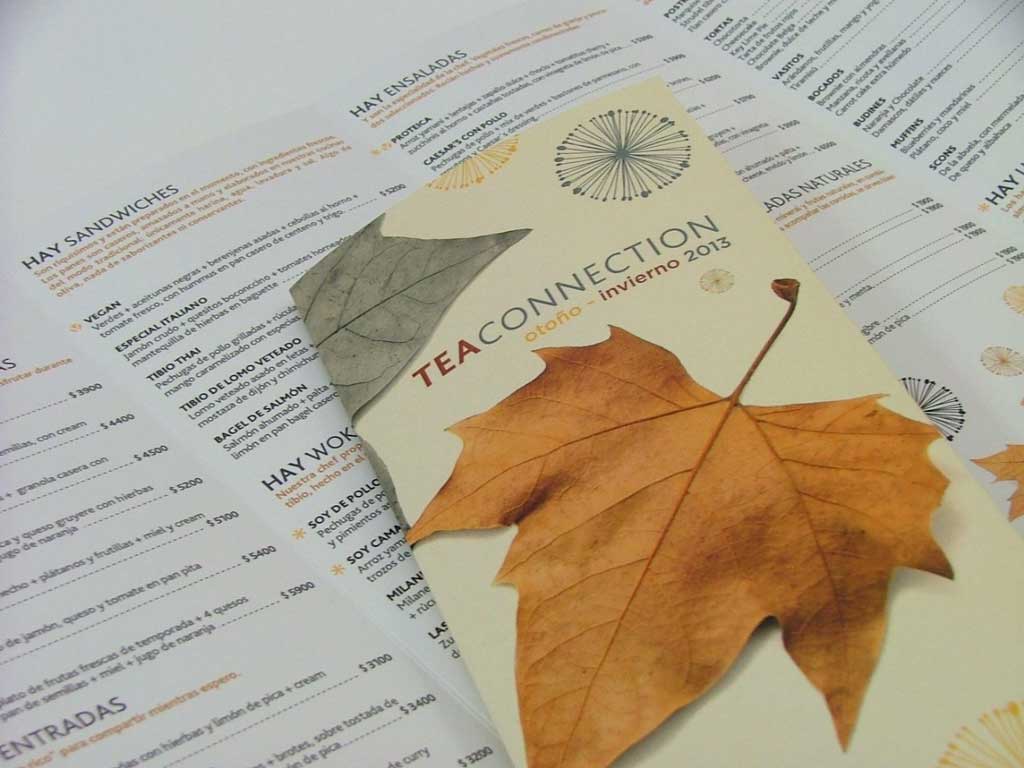 Menu Tea Connection