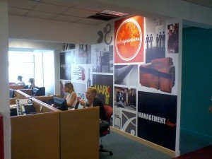 Mural para oficina comercial