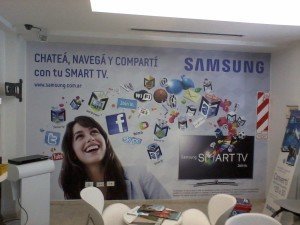 Mural Samsung Local Comercial Publicitario