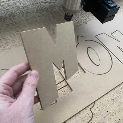 Nombres y Letras Personalizadas de Madera en Fibrofácil