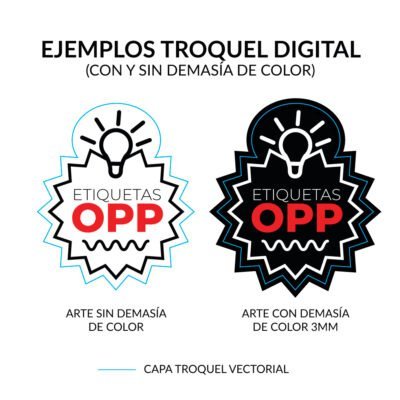 Ejemplos para realizar troquel digital de OPP