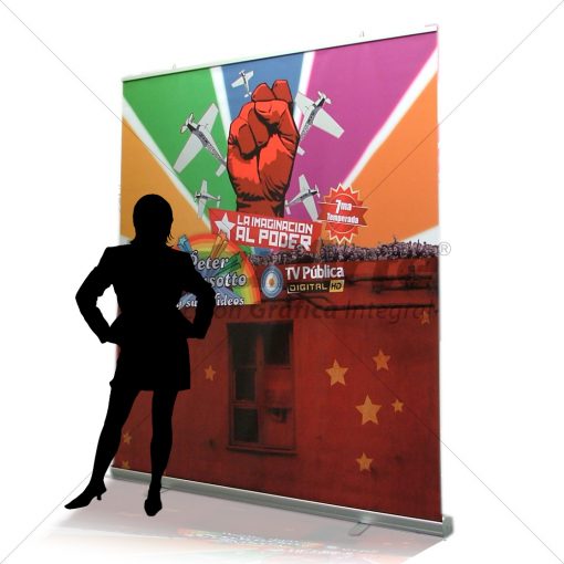Portabanner Roll-Up (Roller) - 200 x 200 cm - Imagen 3