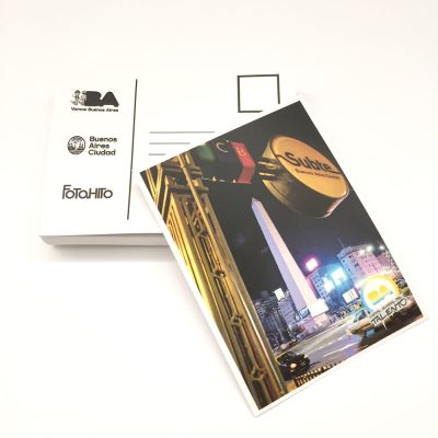 Postales impresas full color doble faz