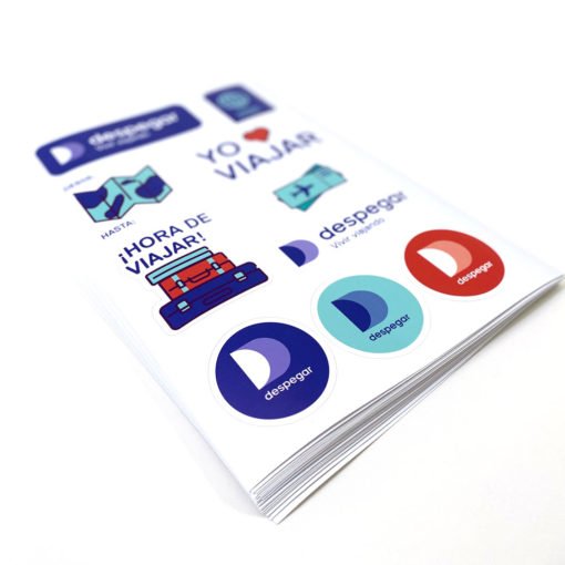 Stickers en Planchas - Impresión Online