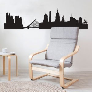 Vinilo Decorativo de Pared - Buenos Aires Skyline