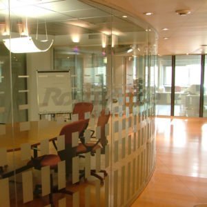 Vinilo esmerilado para oficina