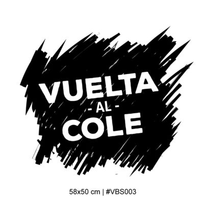Vinilo para vidriera de vuelta al cole