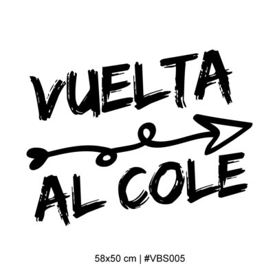 Vinilo para vidriera de vuelta al cole