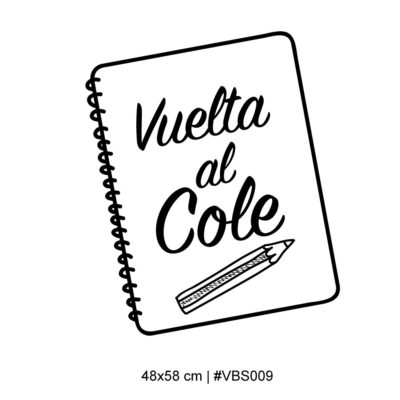 Vinilo para vidriera de vuelta al cole